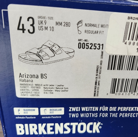 Birkenstock Brown Leather Sandals - Picture 2 of 5